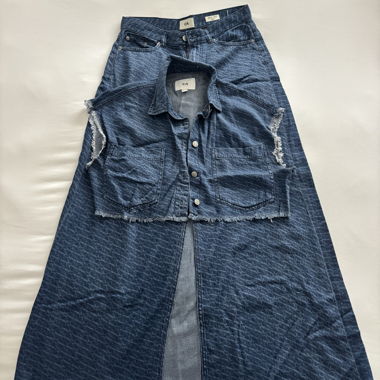 Ensemble jeans C&A avec jupe