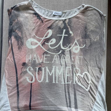 Oversized T-shirt with print