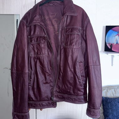 real leather jacket