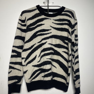 Zara Sweatshirt Knitted Zebra 