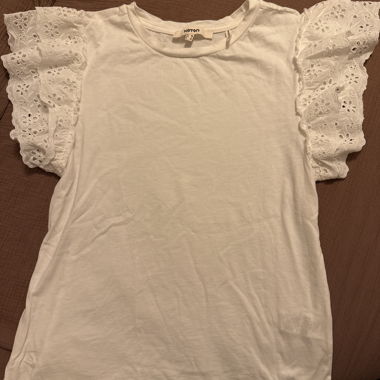 Koton T-Shirt with Lace Sleeves