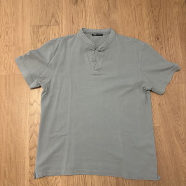 Zara Poloshirt grau, Gr. L