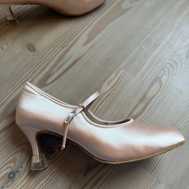 Rosa Satin BD Tanzschuhe