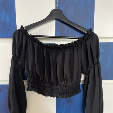 cropped Langarmshirt