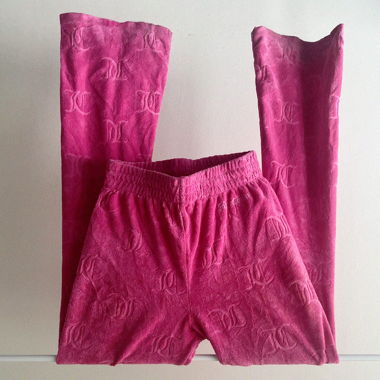 Juicy Couture Pink flared pants 