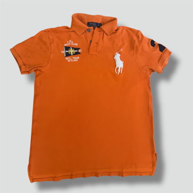 Polo Ralph Lauren Yacht Club orange poloshirt