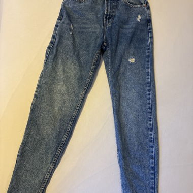 bershka denim jeans mom vintage high rise