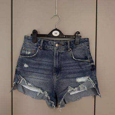 Bershka denim high-waist shorts