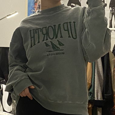 Vintage sweater from Minnesota