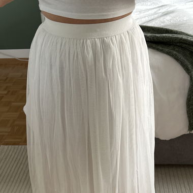 White skirt