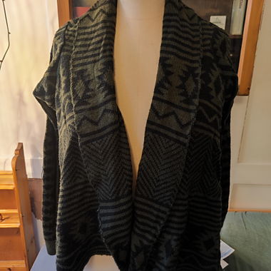 Poncho with sleeves