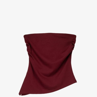 Burgundy tube top