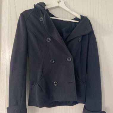 Veste à capuche marine