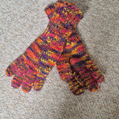 Colorful Knit Gloves for Kids
