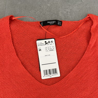 Maglione sottile lavorato a maglia con maniche corte