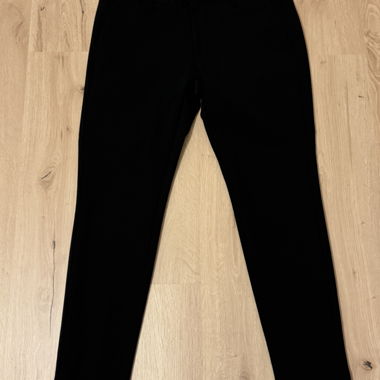 Pantaloni a righe pinstripe grigio scuro