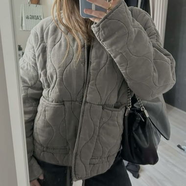 Graue Zara Jacke