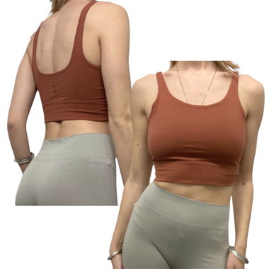 orange nike gym top