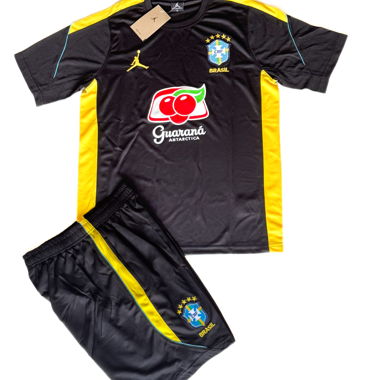 Brazil Football Training Set black/yellow Gr. M
