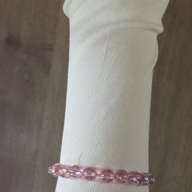 Pink crystal bracelet 