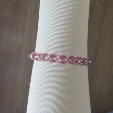 Pink crystal bracelet 