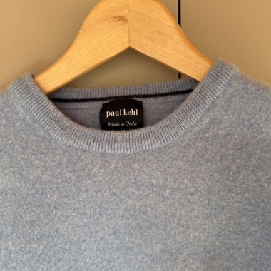 Maglione in lana blu Paul Kehl