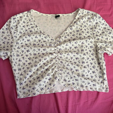 SHEIN Floral Crop Top