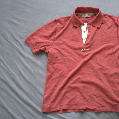 Vintage red, sun Polo