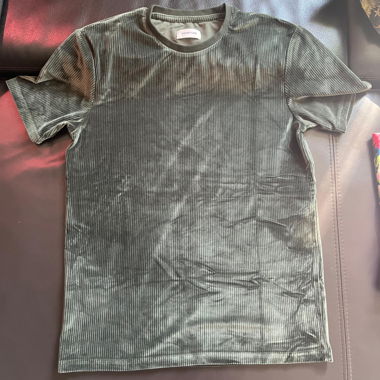 Green Rib T-Shirt Size S