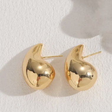 SALES Waterdrop Botteg Earrings Gold 