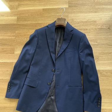 Blazer in lana blu navy Bigotti