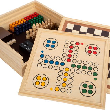 Collezione di 7 giochi classici in legno ( NUOVO )