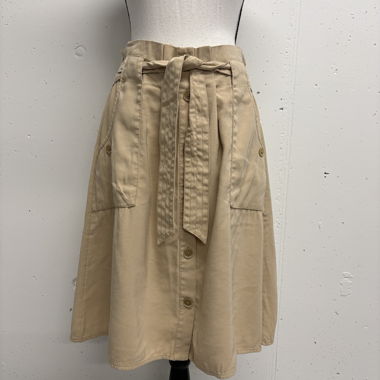 Tom Tailor Skirt Gr. 36 Beige Safari belt