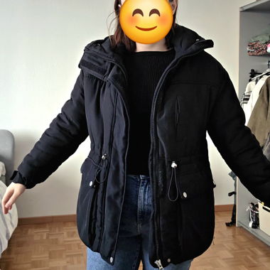 Giacca invernale nera ZARA