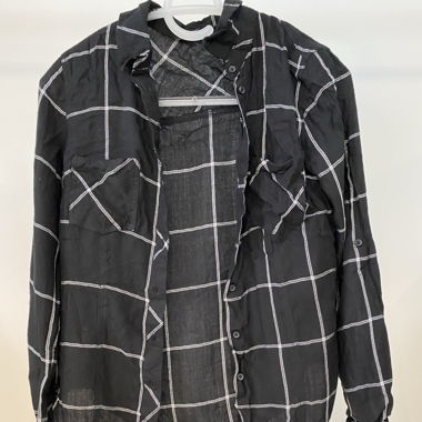 Schwarzes Hemd/Bluse