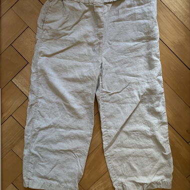 Pantaloni in lino beige di MASAI