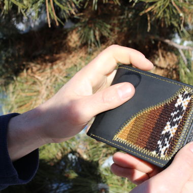 Black Leather wallet 
