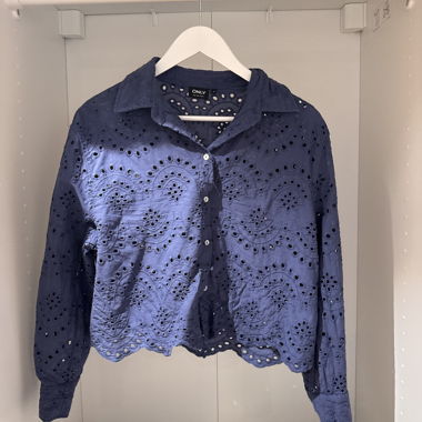 ONLY Blue Lace Blouse M