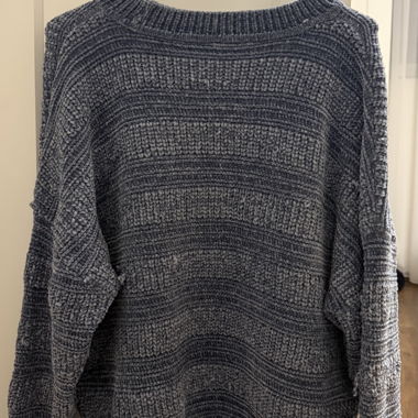 Dark Blue-Grey Knit Sweater