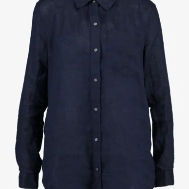 GAP shirt - dark blue 100% linen
