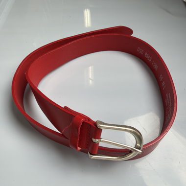 Red Leather Belt