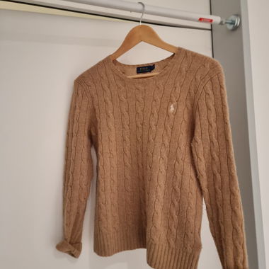 Beiger Polo Ralph Lauren Pullover 