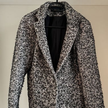 Classic boucle-style coat