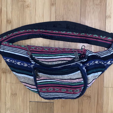 Vintage Hippie Bauchtasche, Top Zustand!