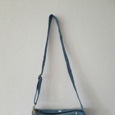 Sac en jean bleu