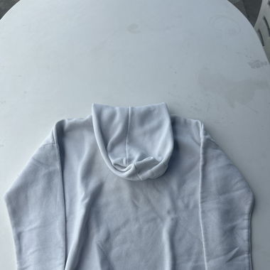 Pull à capuche blanc 