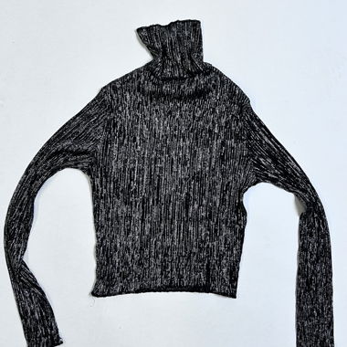 Cute mesh black /silver top