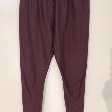 Pantaloni elasticizzati bordeaux