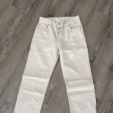 Fantastici jeans beige Pull & Bear