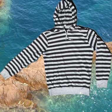 Felpa con cappuccio a righe Carhartt